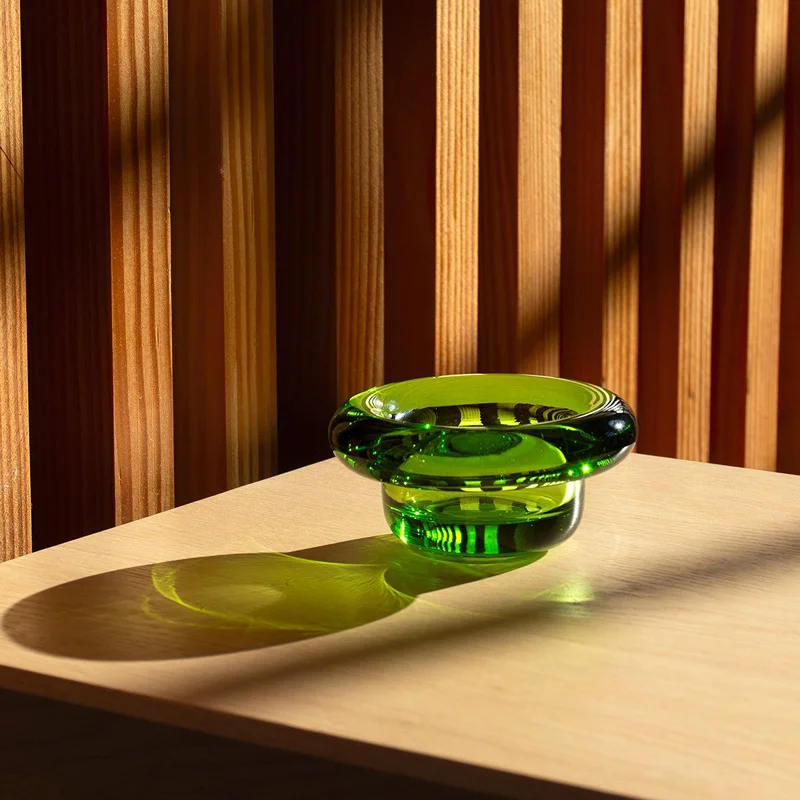 Sirkel telysholder new leaf green