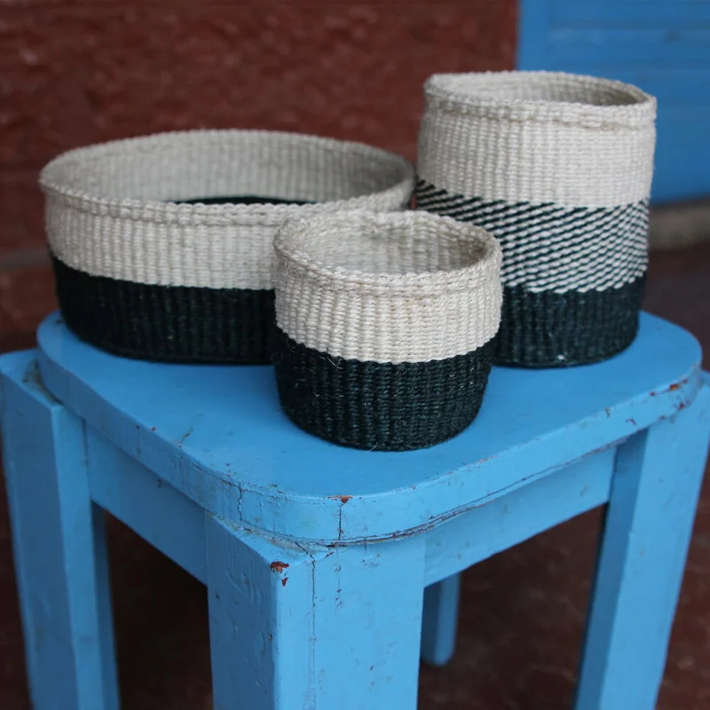Sisal kurv sort M