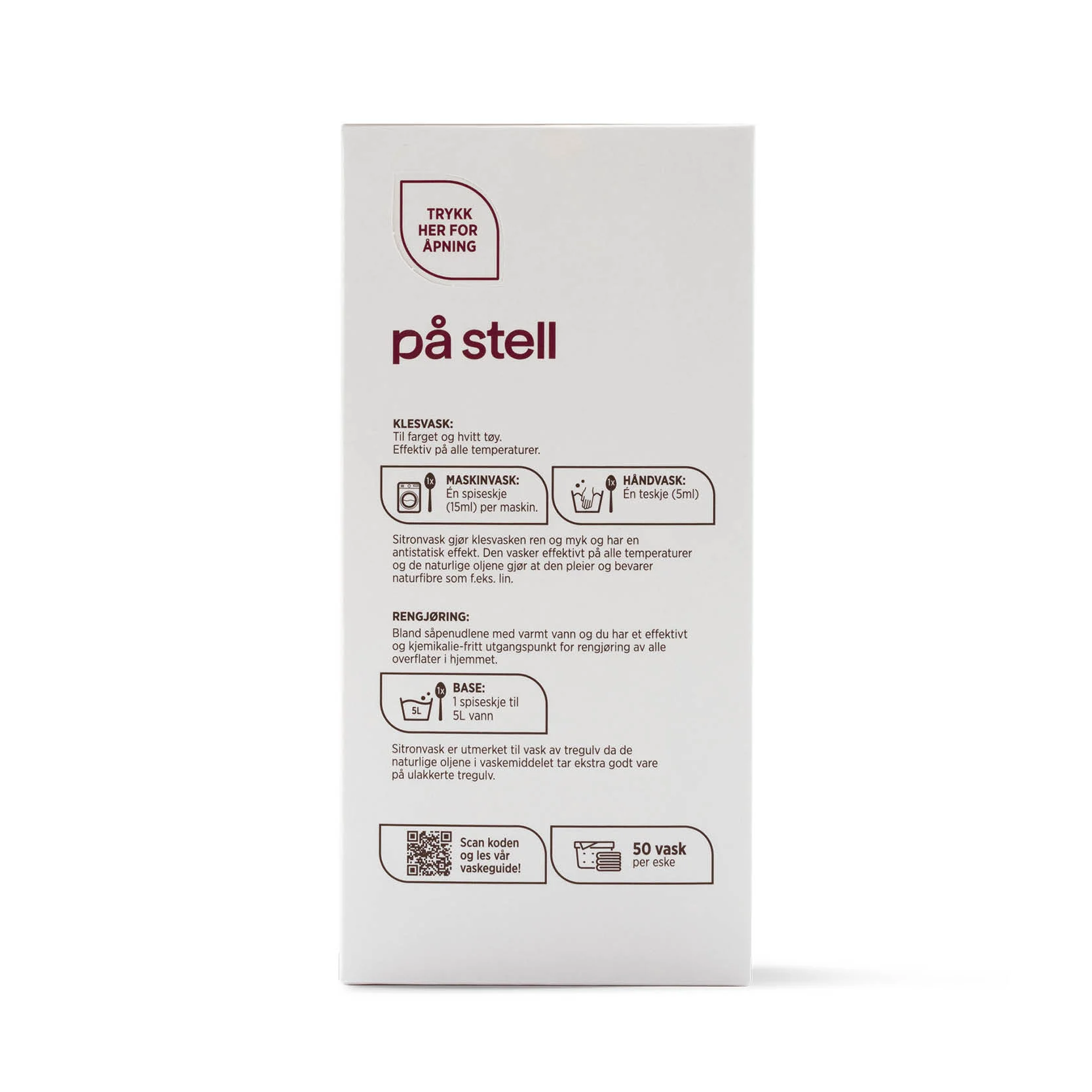 Sitronvask 500g