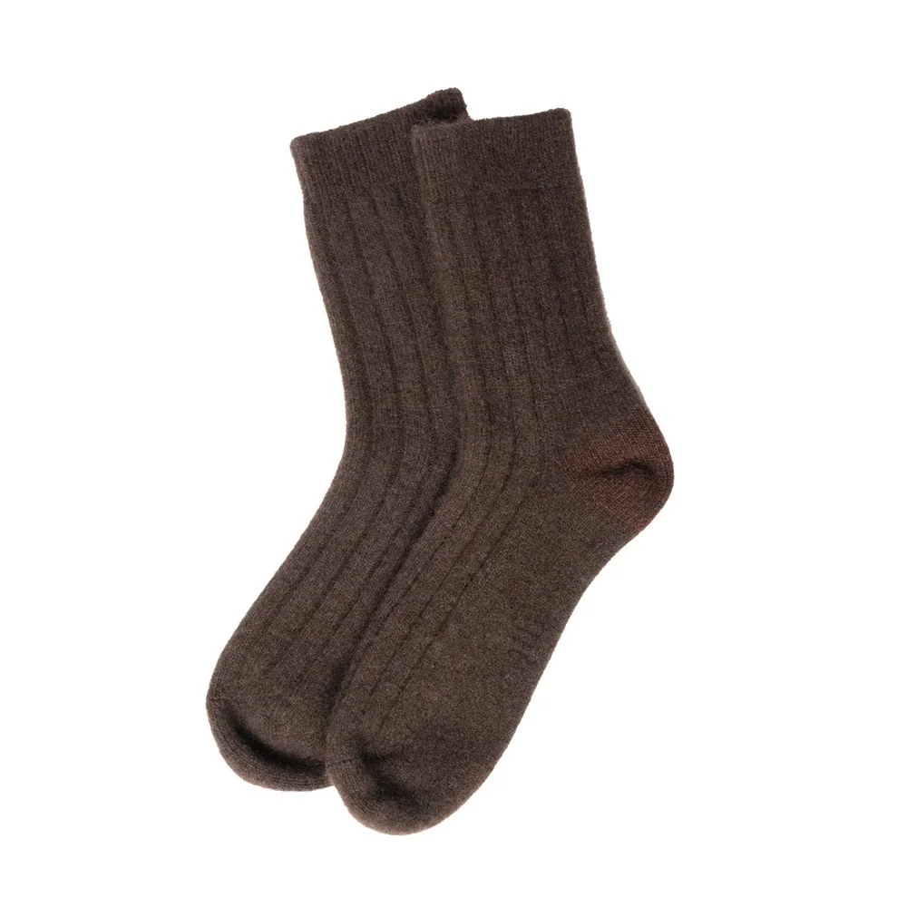 Oims Yak Wool Sock - Yak Brown