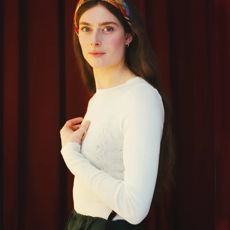 Lace Undershirt Champagne