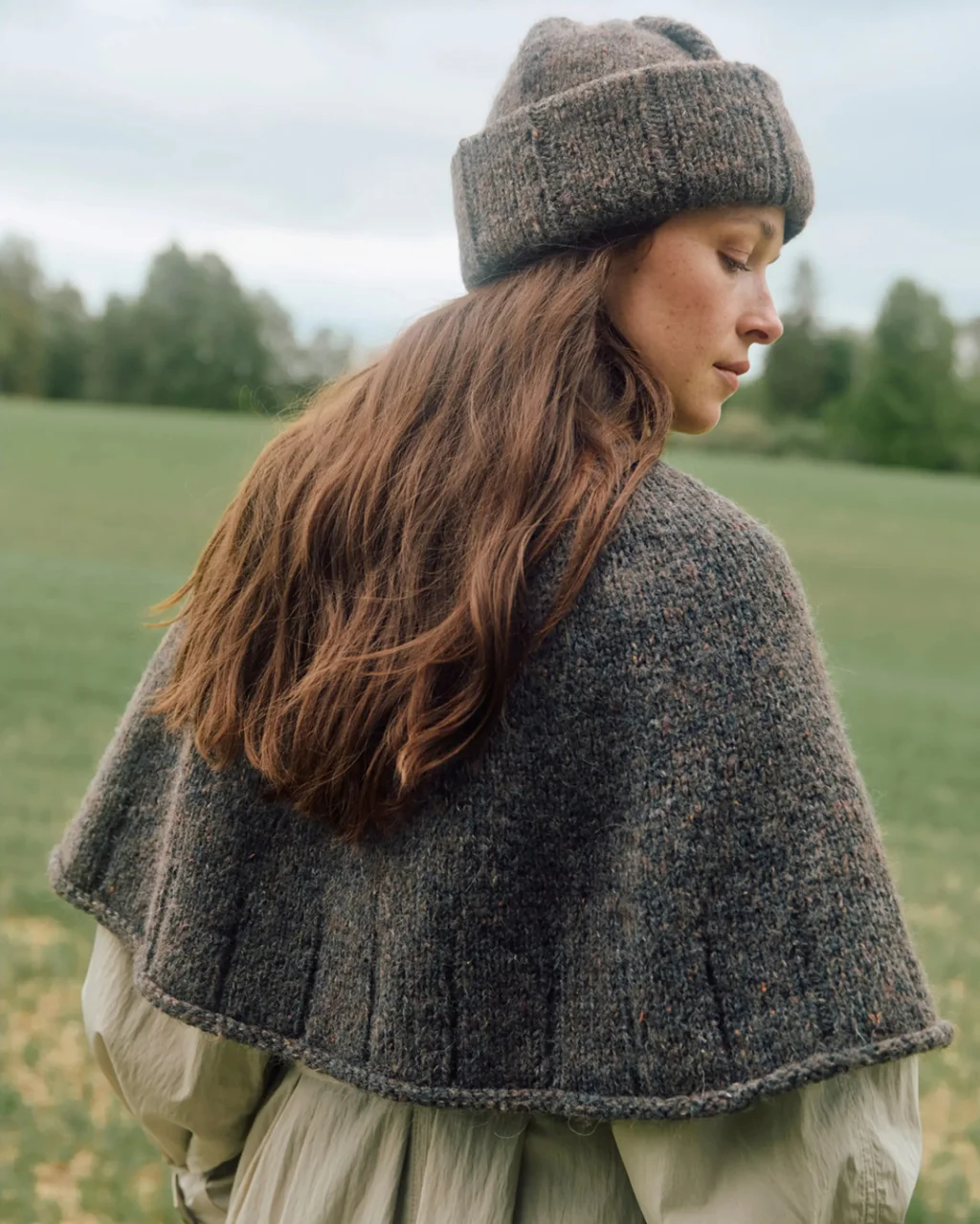 Oppskrift 538 Heia Tweedcape