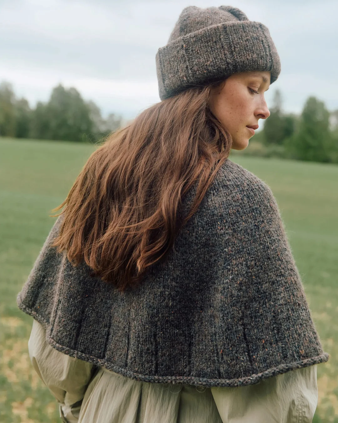 Oppskrift 538 Heia Tweedcape