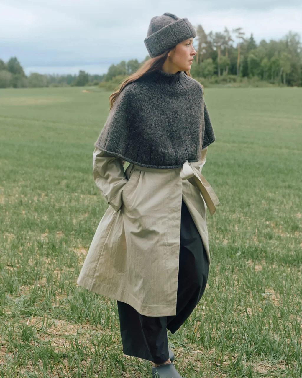 Oppskrift 538 Heia Tweedcape