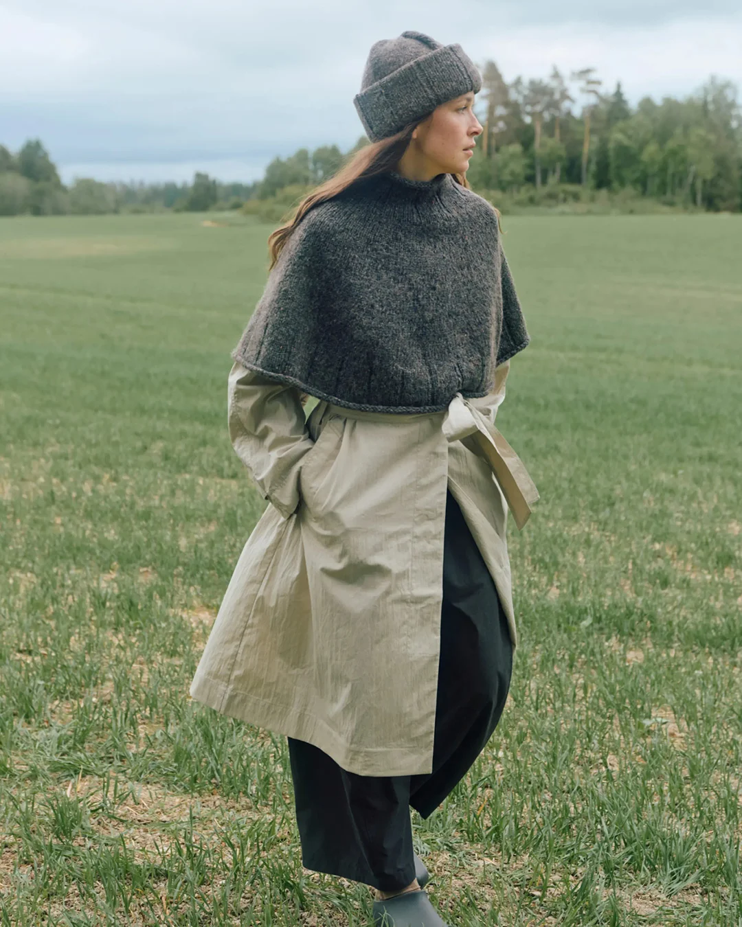 Oppskrift 538 Heia Tweedcape