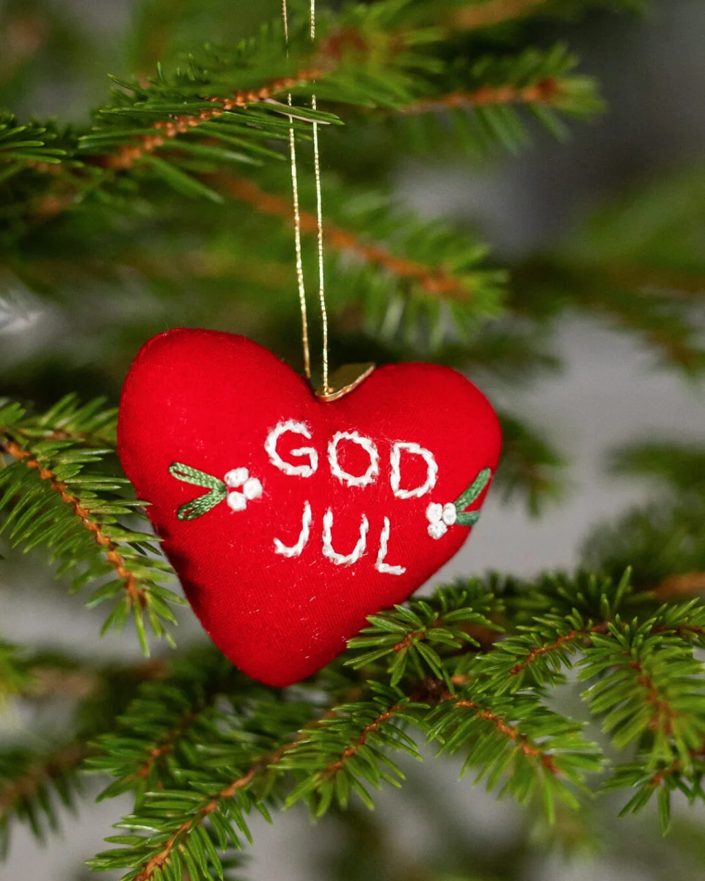Juletrepynt hjerte dompap Others Frelsesarmeen