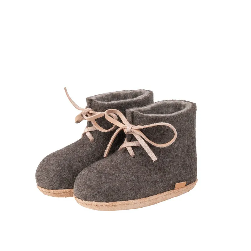 My first slipper Eco Baby - yak brown