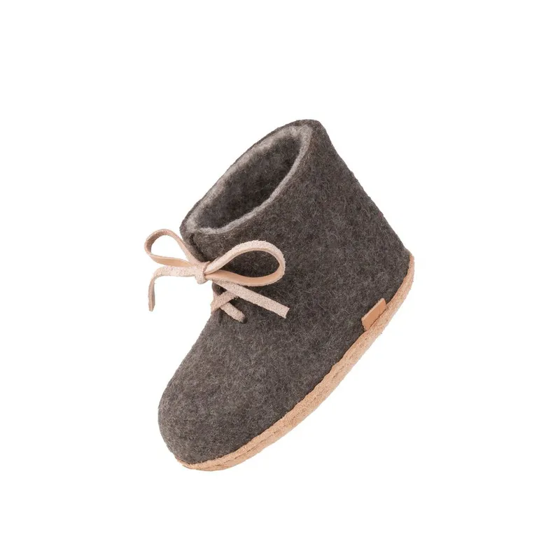 My first slipper Eco Baby - yak brown