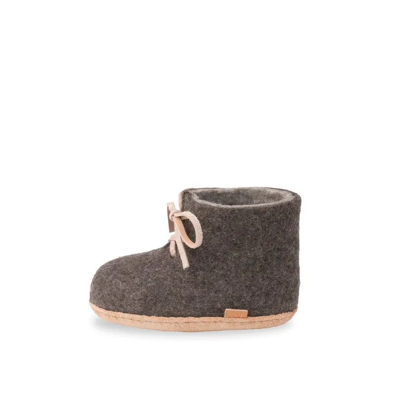 My first slipper Eco Baby - yak brown